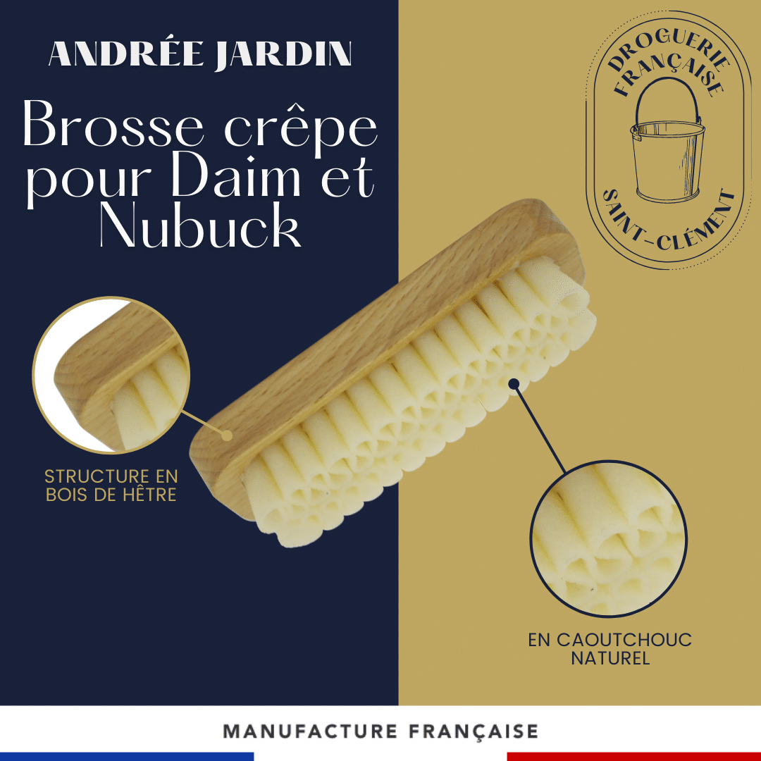 Brosse crêpe pour daim et nubuck