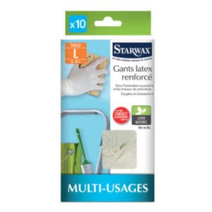 Gants renforcés en latex X10 STARWAX - L