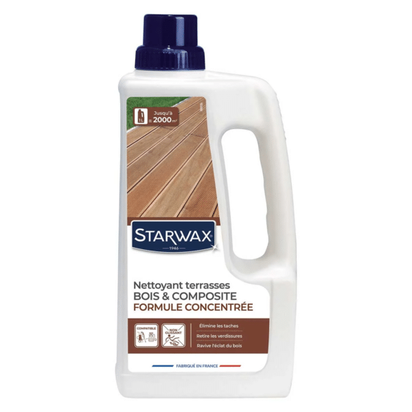 Nettoyant terrasses en bois 1L STARWAX