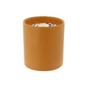 Bougie parfumée Céramique Ocre Géraniol 120g ESTIVADE