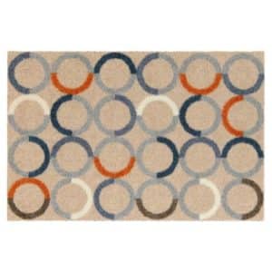 Tapis Bilbo blue orange 50X75cm SALONLOEWE EFIA