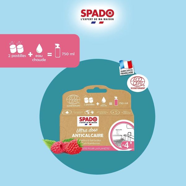 Pastilles Anti-calcaire Ultra dose Ecocert X8 SPADO – Image 2