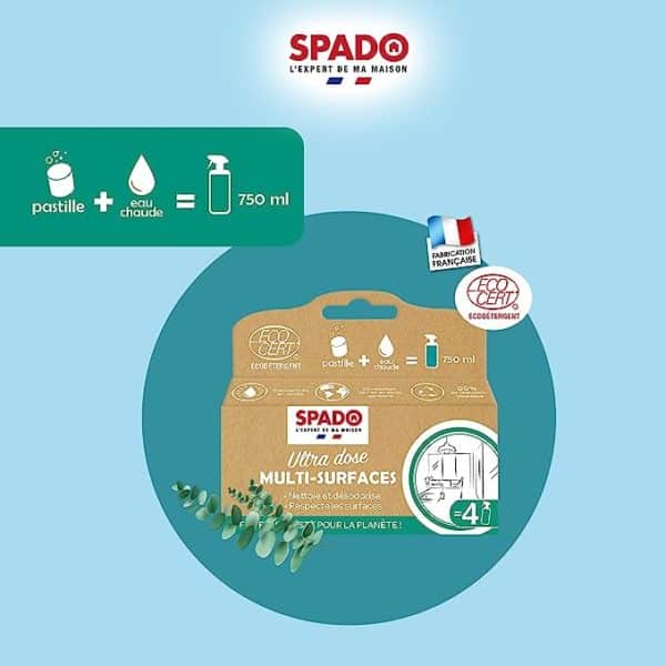 Pastilles Multi-surfaces Ultra dose Ecocert X4 SPADO – Image 2