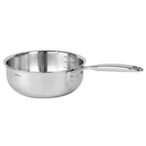 Sauteuse inox & Couvercle Master fixe 26cm CRISTEL - Droguerie