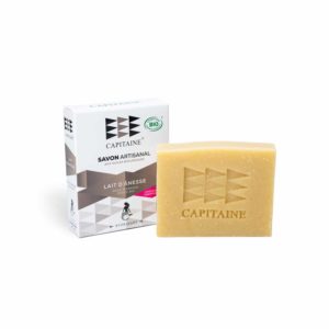 Savon soin hydratant au lait d'ânesse - Peaux réactives - 100g CAPITAINE