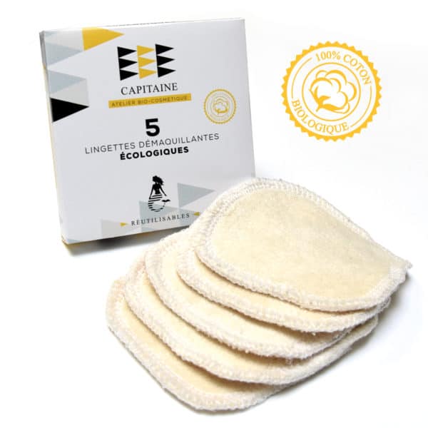 Lingettes démaquillantes écologique X5 CAPITAINE