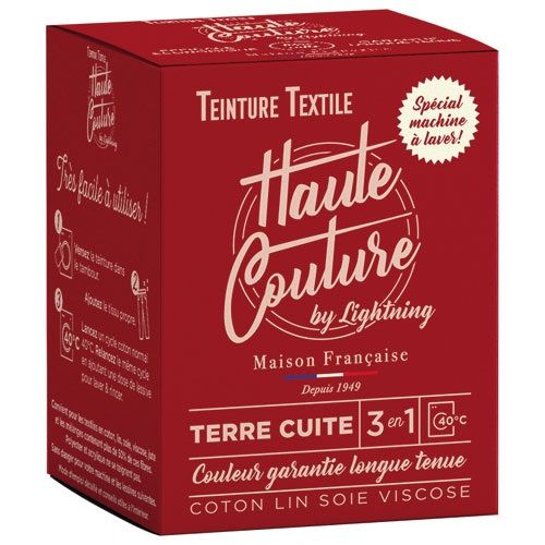 Teinture textile Haute Couture - Terre cuite 350g LIGHTNING - Droguerie  francaise