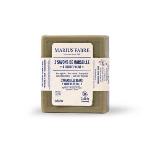 Savons de Marseille à l'huile d'olive 2x100g MARIUS FABRE