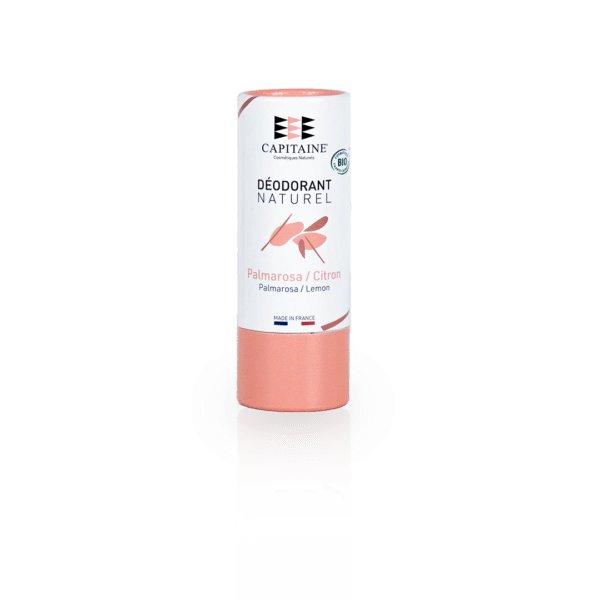 Déodorant solide naturel - Palmarosa Citron 65g CAPITAINE