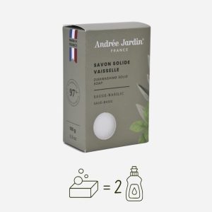 Savon vaisselle 150g ANDRÉE JARDIN - Sauge - Basilic