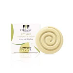 Shampoing solide - Antipelliculaire & apaisant - Ilot Vert 85g CAPITAINE