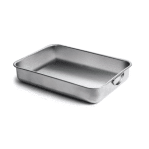Plat à four Inox 25X19cm STEEL PAN