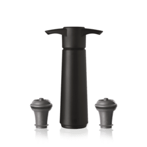 Coffret 3 pièces Wine Saver Noir VACUVIN