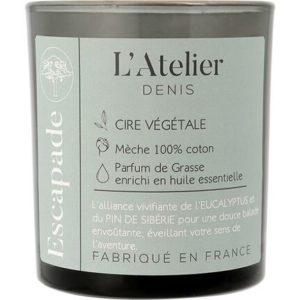 Bougie végétale parfumée Escapade 150g ATELIER DENIS