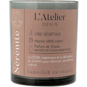 Bougie végétale parfumée Sérénité 150g ATELIER DENIS