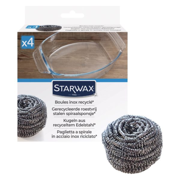 Boules inox recyclé X4 STARWAX