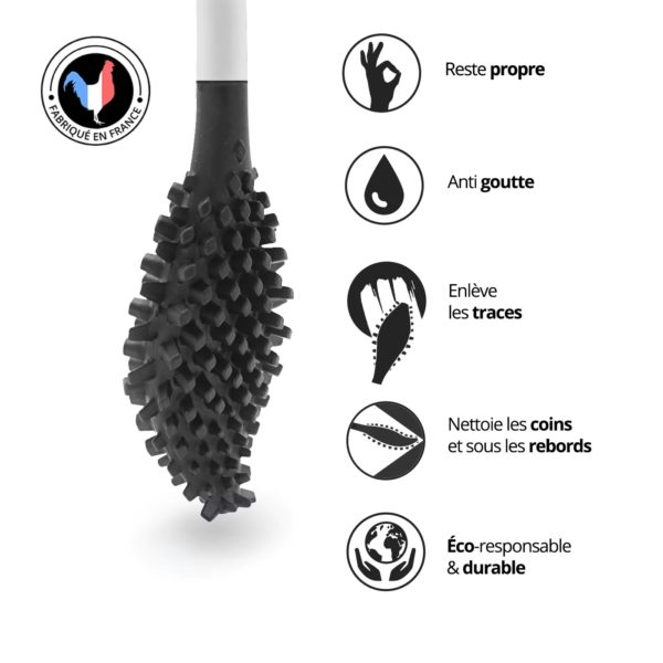 Brosse WC bbb La Brosse - Gris souris BIOM – Image 2