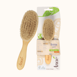 Brosse pour bébé en bois de hêtre ANAÉ