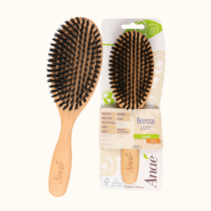 Brosse plate sanglier en bois de hêtre ANAÉ