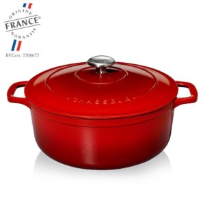 Cocotte en fonte ronde Rubis 20cm CHASSEUR