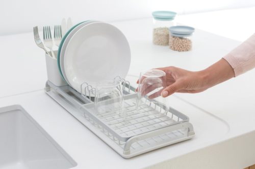 Égouttoir à vaisselle compact - Gris clair BRABANTIA – Image 2
