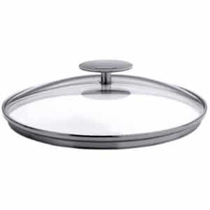 Couvercle en verre Platine 14cm CRISTEL