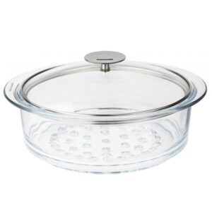 Cuit-vapeur en verre 20cm CRISTEL