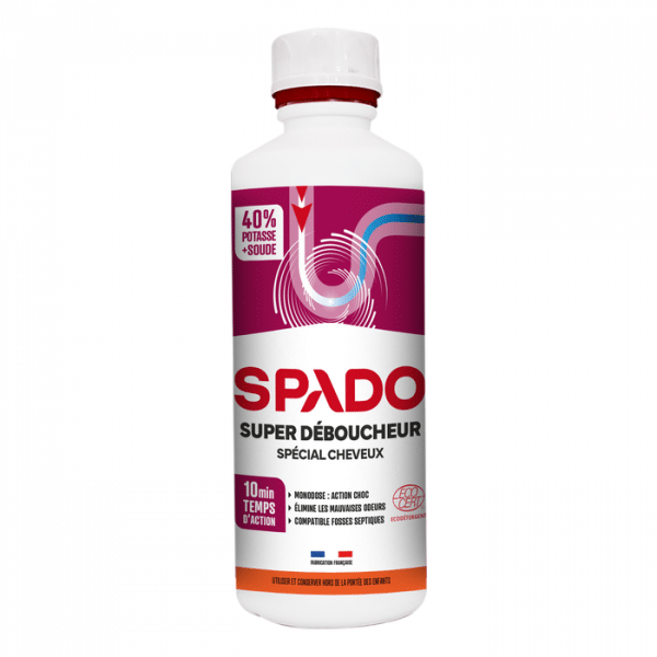Super déboucheur Spécial cheveux 500ml SPADO