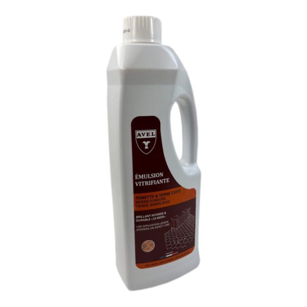 Émulsion vitrifiante Tomettes & Terres cuites Rouge 1L AVEL