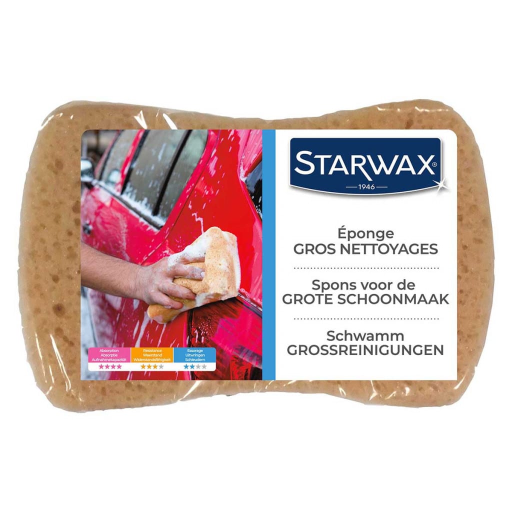 Éponge synthétique gros nettoyage STARWAX - Droguerie francaise