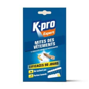 Feuillets Mites de vêtements K.PRO
