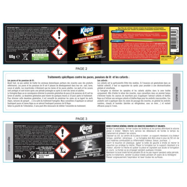 Fumigène Tous insectes 60g K.PRO – Image 2