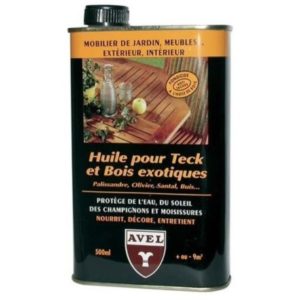 Huile pour teck et bois exotiques 500ml AVEL