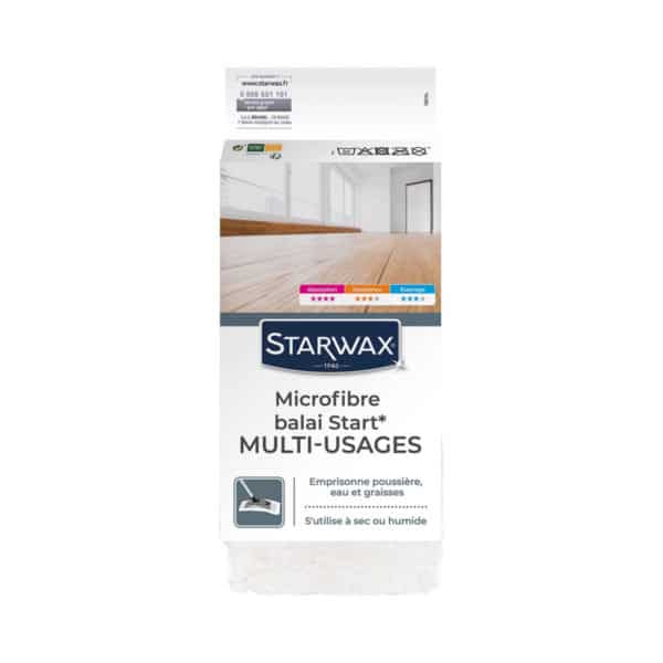 Microfibre multi-usages pour balai Start STARWAX