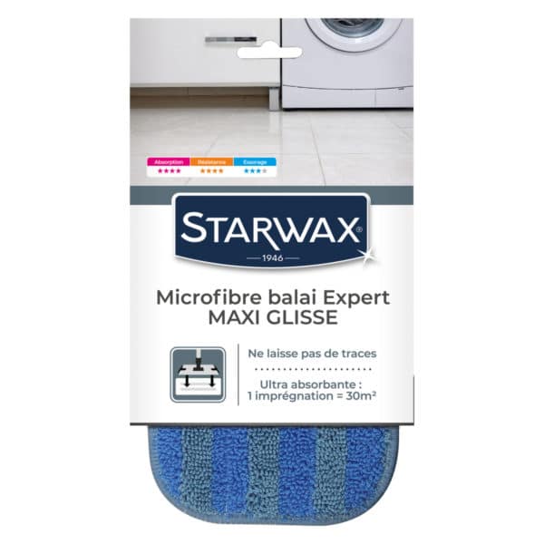Microfibre maxi-glisse pour balai Expert STARWAX