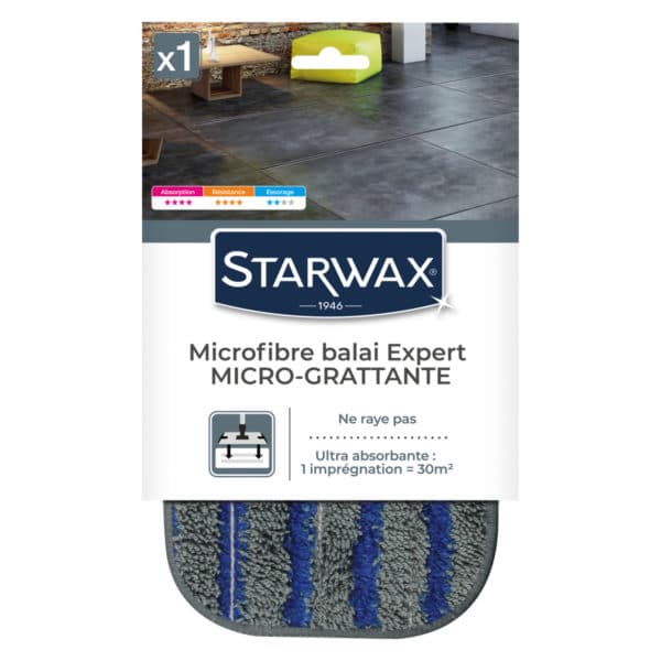 Microfibre micro-grattante pour balai Expert STARWAX