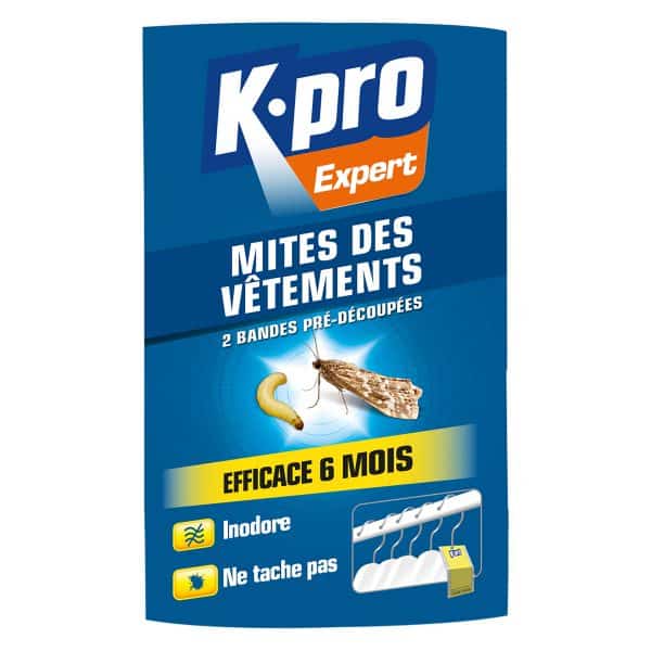 Bandes accordéon Mites de vêtements X2 K.PRO