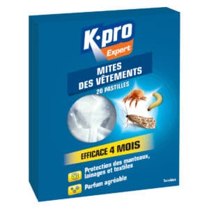 Pastilles Mites de vêtements X20 K.PRO