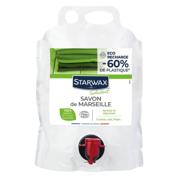 Savon de Marseille Recharge 3L STARWAX SOLUVERT