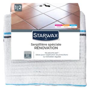 Serpillère gaufrée extra-blanche STARWAX