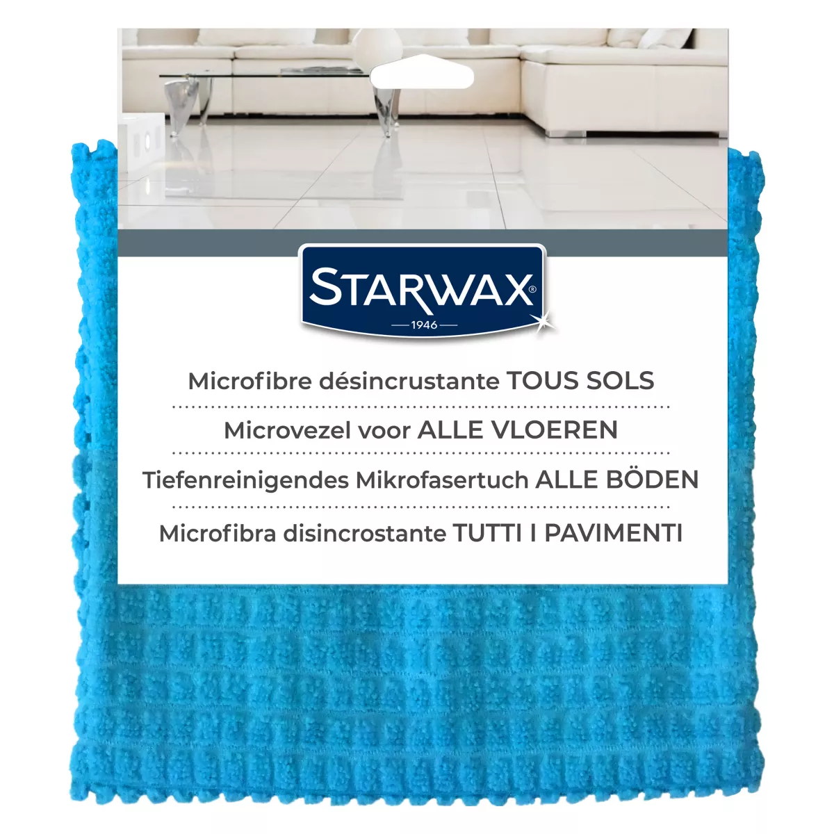 Serpillère microfibre désincrustante STARWAX - Droguerie francaise