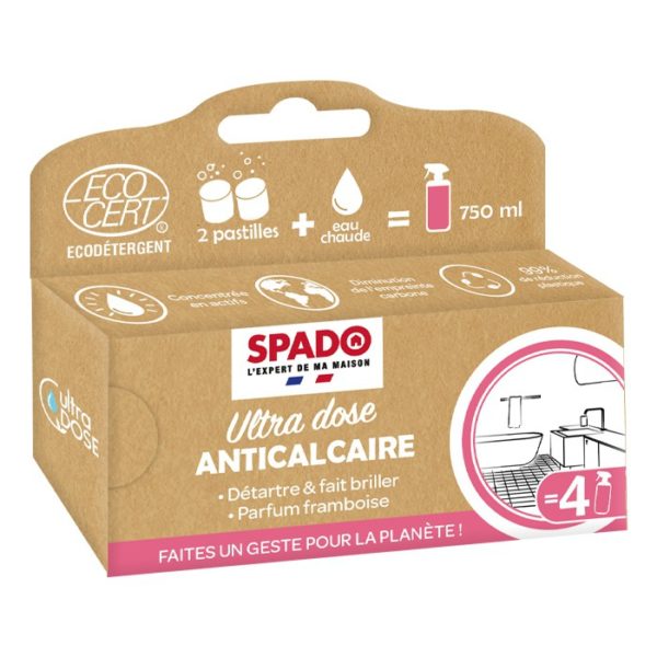 Pastilles Anti-calcaire Ultra dose Ecocert X8 SPADO