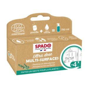 Pastilles Multi-surfaces Ultra dose Ecocert X4 SPADO