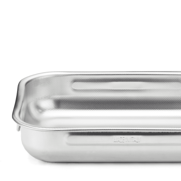 Plat à four Inox 25X19cm STEEL PAN – Image 2