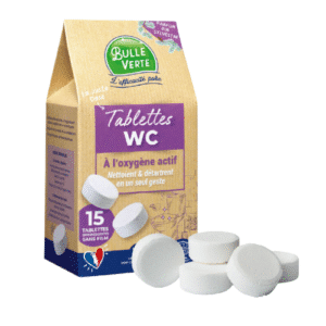 Tablettes WC à l'oxygène actif X15 BULLE VERTE