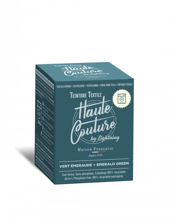 Teinture textile - Vert émeraude 350g HAUTE COUTURE