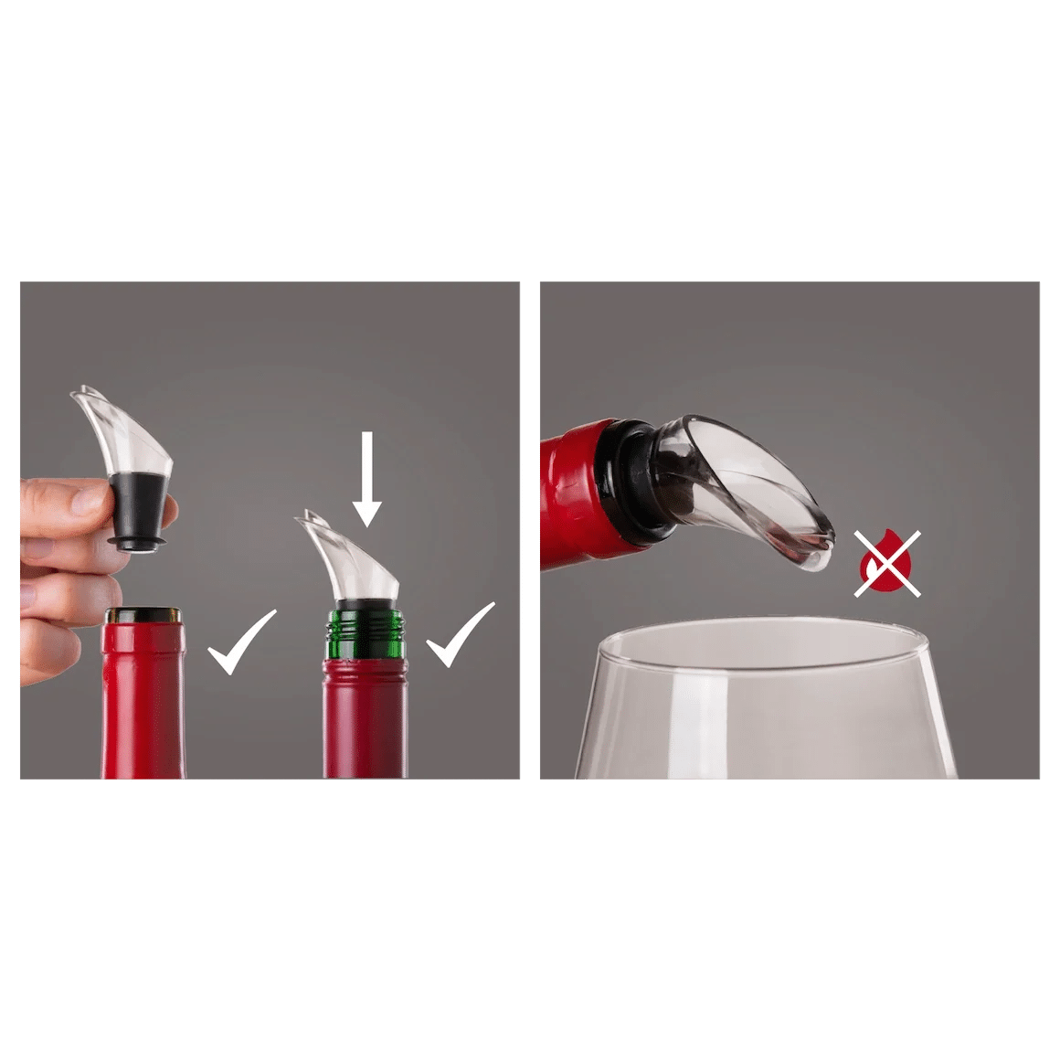Bouchon verseur Anti-goutte X2 VACUVIN – Image 3