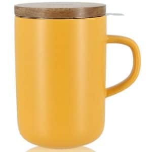 Tisanière en grès 475ml Juliet - Jaune OGO LIVING