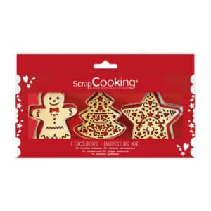 Coffret découpoirs & embosseurs Noël SCRAPCOOKING
