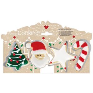 Kit découpoirs Noël X4 SCRAPCOOKING